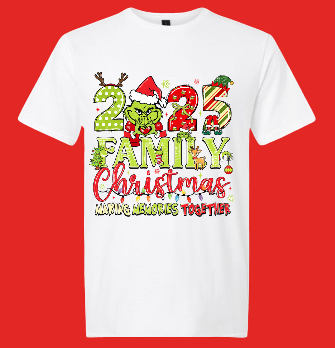 2025 Grinch Christmas (family of 5)