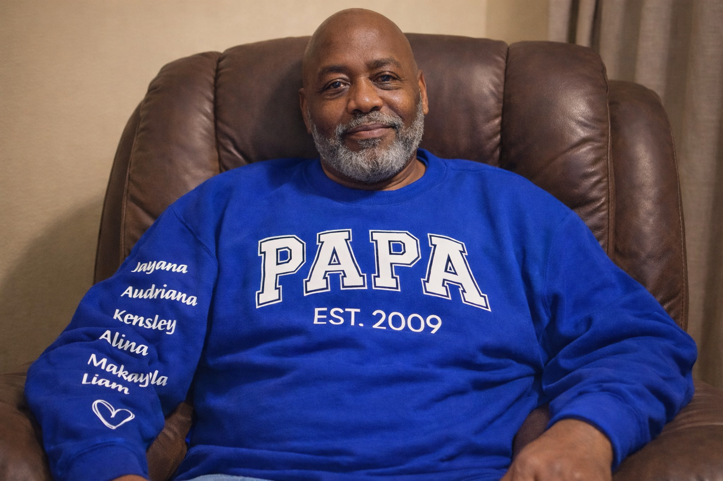Custom Papa Sweatshirt