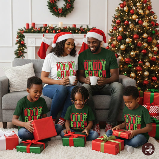 Grinch Squad (family of 5)