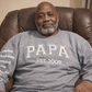 Custom Papa Sweatshirt