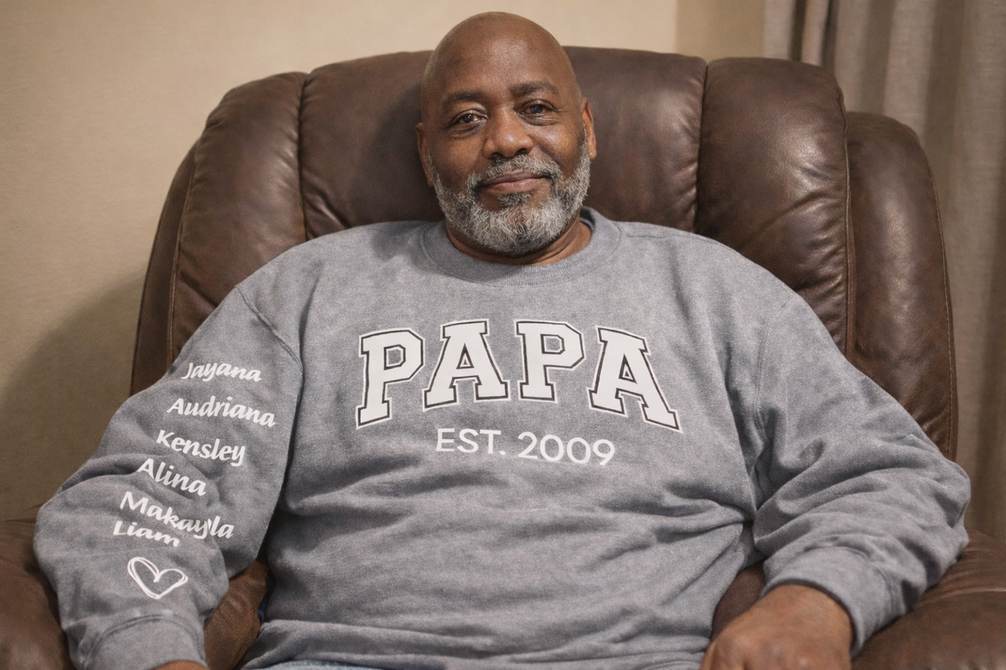Custom Papa Sweatshirt